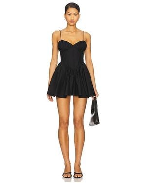GOOD AMERICAN Poplin Mini Dress - Black
