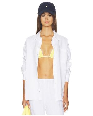 DONNI. The Linen Relaxed Shirt - White
