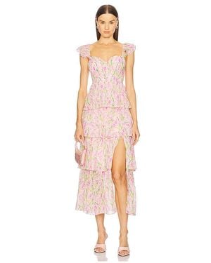 Astr Midsummer Dress - White