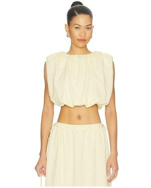4th & Reckless Tayla Bubble Top - Natural