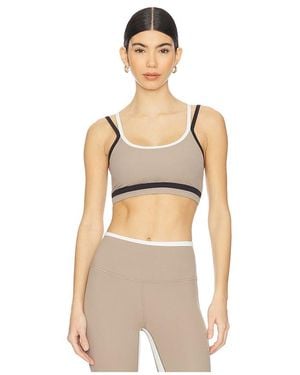 Splits59 Eva Rigor Double Strap Bra - Natural