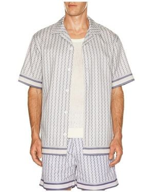 CHE Galliano Border Shirt - White