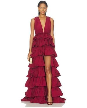 AKNVAS Vestido Henriette En Talla (También En 10, 12, 2, 4, 6, 8) - Rojo