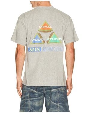 METALWOOD STUDIO King Of The Greens T-Shirt - Grey