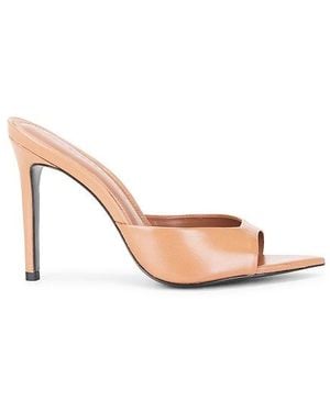 Black Suede Studio Brea Mule - White