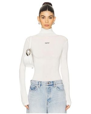 Off-White c/o Virgil Abloh Off Stamp Second Skin タートルネック - ホワイト