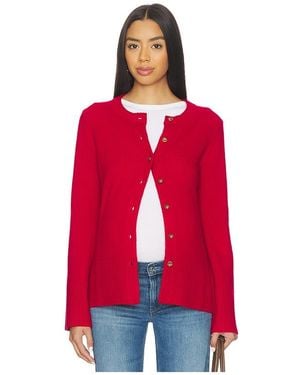 HATCH The Celine Contour Cardigan - Red