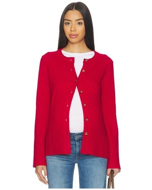 HATCH The Celine Contour Cardigan - Red