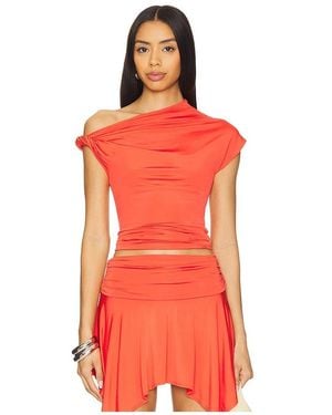 Lovers + Friends Rowan Top - Red