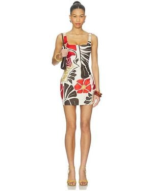 SIR. Julietta Square Neck Mini Dress - Red