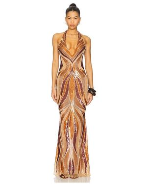 retroféte Kleid Emryn - Mehrfarbig