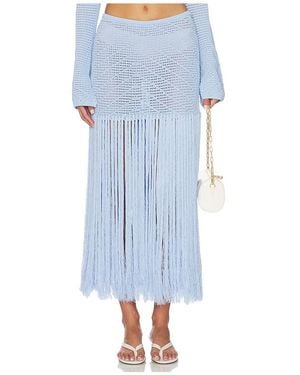 Devon Windsor Falda Maxi Edna En Color Bebe Azul Talla (También En S, Xs)