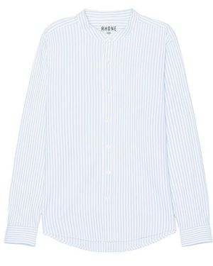Rhone State Of Mind Band Collar Shirt - White
