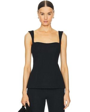 Clea Simona Panelled Top - Black