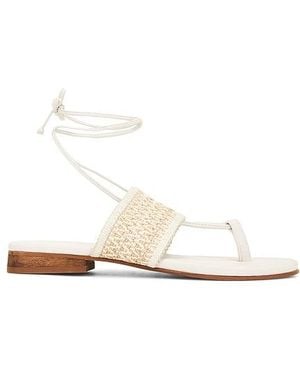 Kaanas Bamboo Wrap-Around Thong - White