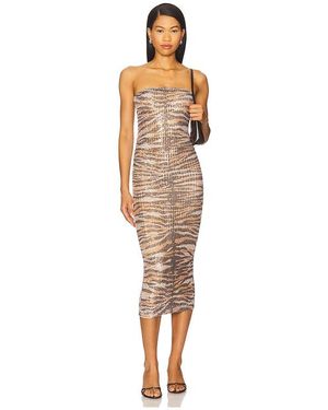 Le Superbe Trägerloses Kleid Tigress - Mehrfarbig
