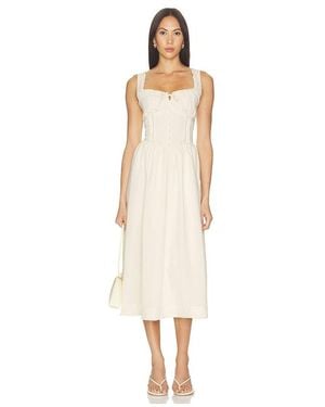 Astr Vestido Sahana En Color Neutral Talla (También En Xs, S, M) - Blanco