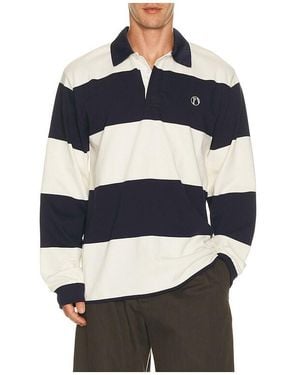 Palmes Ball Rugby Shirt - Blue