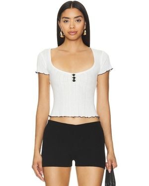 MORE TO COME Ceri Top - White
