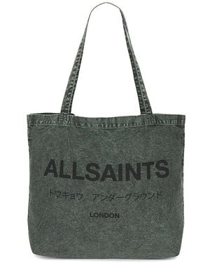 AllSaints Underground Tote - Green
