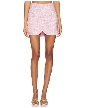 Amanda Uprichard Falda Caligari En Color Rosado Talla (También En M, Xl)