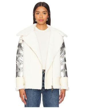 Jocelyn Faux Moto Jacket - White
