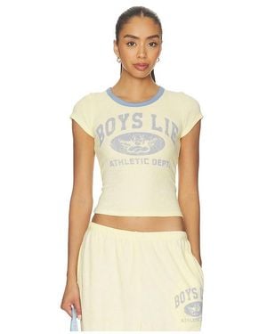 Boys Lie Athletic Depts V3 Baby Tee - Natural