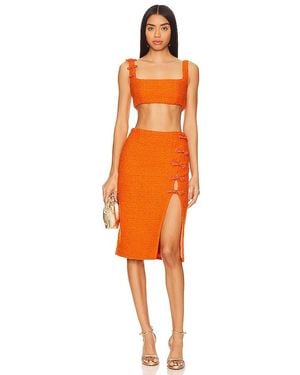 SAU LEE Aubrey Set - Orange