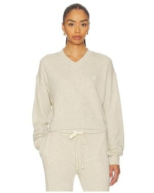 ÉTERNE Sudadera Corta Con Cuello En V En Talla (También En Xs, M) - Neutro