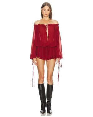 LOBA Gabrielle Mini Dress - Red