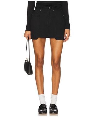 Helmut Lang カーペンターミニスカート - ブラック