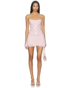 retroféte Dreeny Embroidered Dress - White