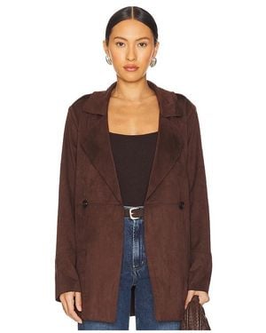 Lovers + Friends Faux Suede Lana Jacket - Brown