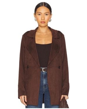 Lovers + Friends Faux Suede Lana Jacket - Brown