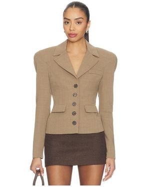 Magda Butrym Tailored Blazer - Brown