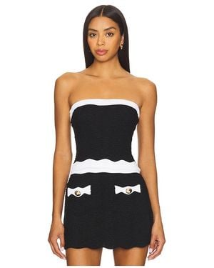 retroféte Hart Knit Top - Black