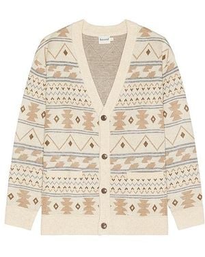 BOUND Aztec Grandad Cardigan - Natural