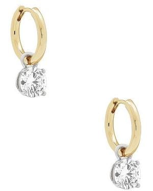 Shashi Roux Huggie Earring - Blue