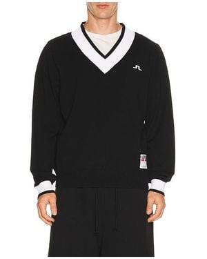 J.Lindeberg 30Y Nikolas Knit Sweater - Schwarz