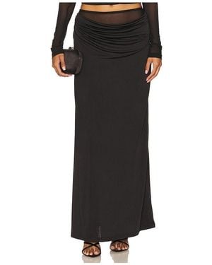 Runaway the Label Wilona Maxi Skirt - Black