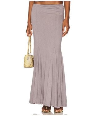 superdown Falda Alizette En Color Gris Talla (También En Xs) - Marrón
