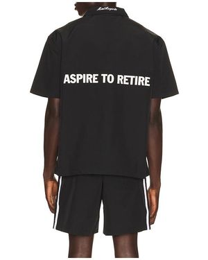 Motel Margarita Squal Quarter Zip Shirt - Black