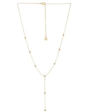 BaubleBar Crystal Lariat Necklace - White