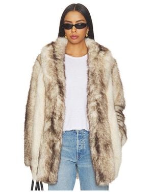 Et Ochs Cooper Pelted Coat - Natural