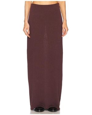 Helsa Palmer Knit Skirt - Purple