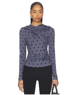 ROKH Jersey-Top - Blau