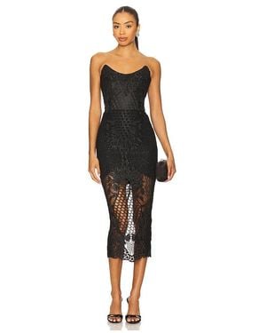 Zhivago Imprint Dress - Black