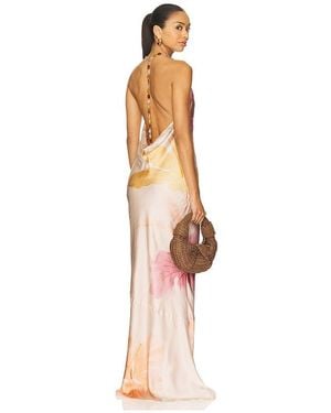 retroféte Padma Dress - White