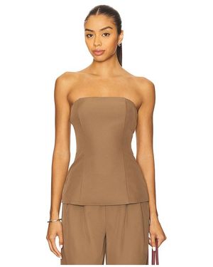 ALL THE WAYS Lily Strapless Top - Brown