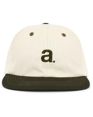 Autumn Headwear Twill 6 Panel Snapback Cap - White